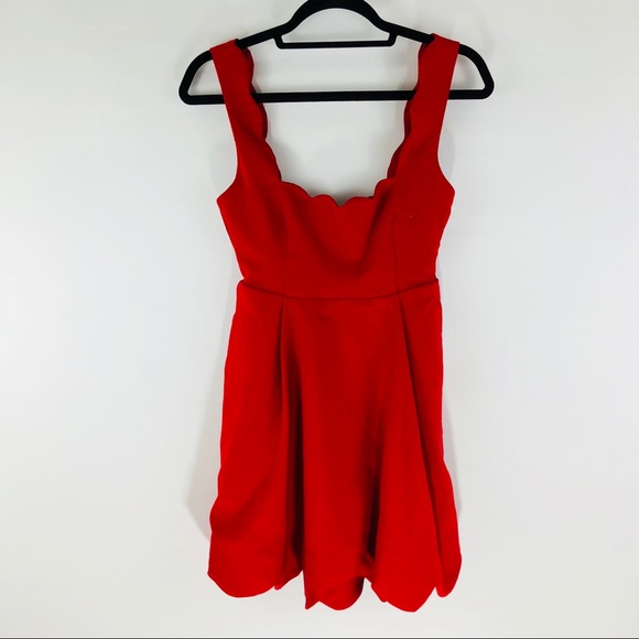 Nasty Gal Dresses & Skirts - Nasty Gal • Scalloped Edge Dress🌺